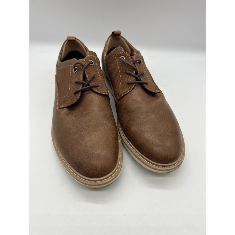Goodfellow & Co Andres Brown Faux Leather‎ Oxford Shoes Size 9.5 Mens Career